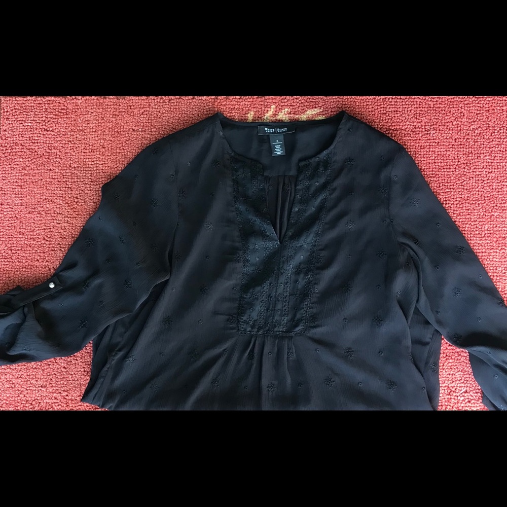 White House Black Market Blouse Size 2